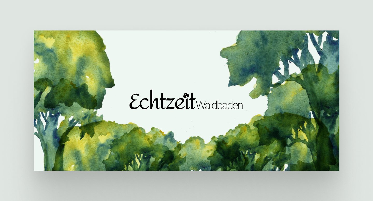 echtzeit waldbaden gutschein vorderseite